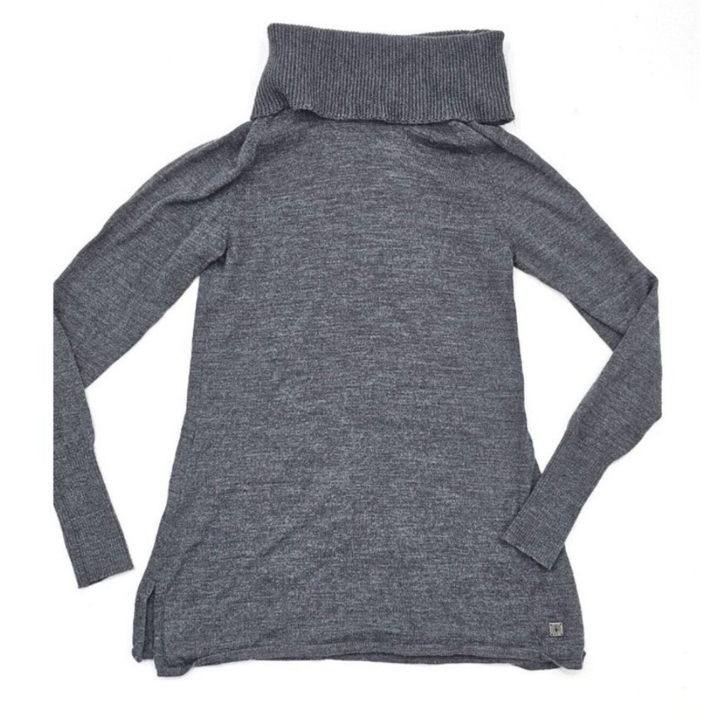 Smartwool Merino Wool Sweater Gray Casual Turtleneck Cowlneck  - Women’s Small